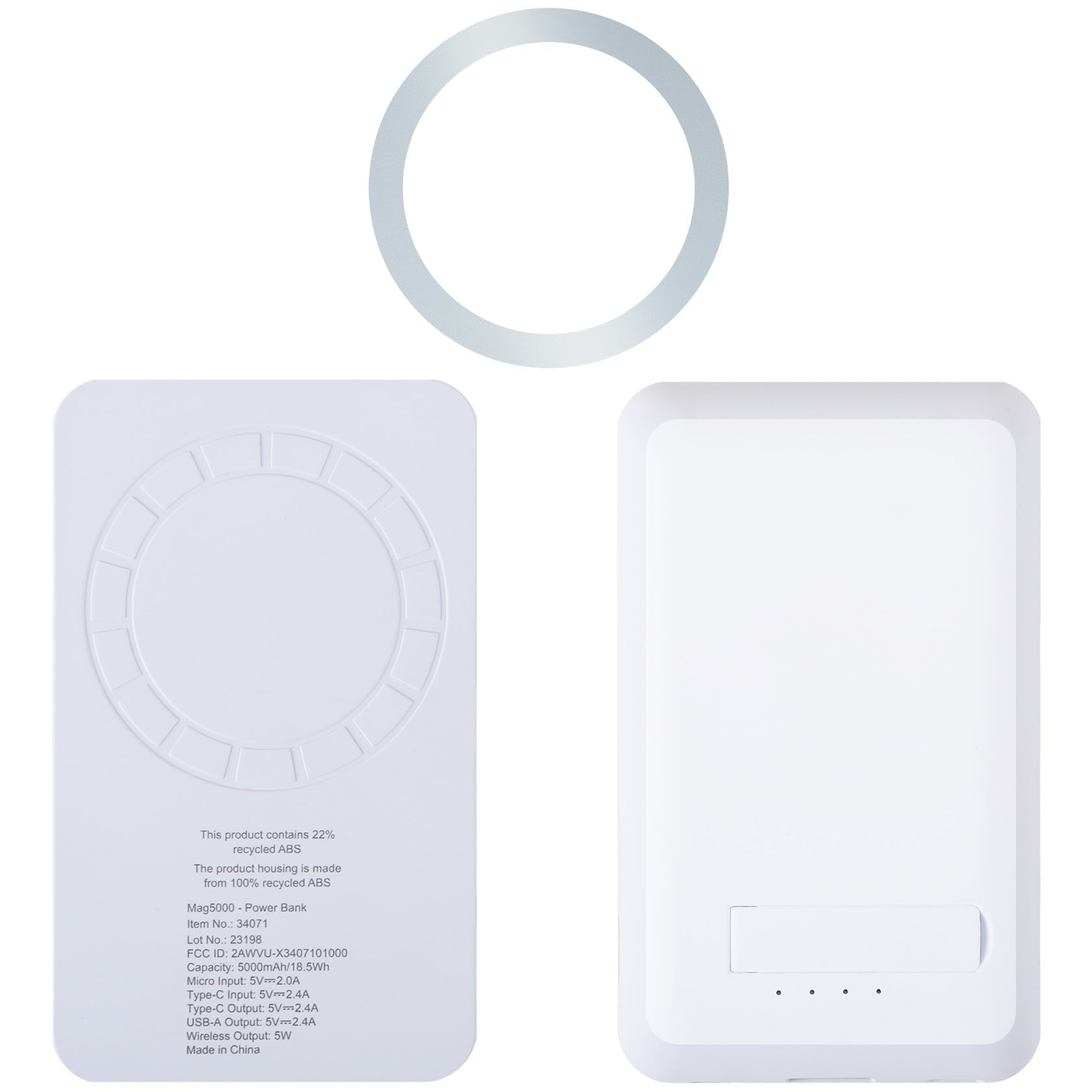 Mag5000 Wireless Magnetic Power Bank