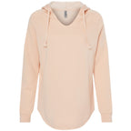 Independent Trading Co. Women’s Lightweight California Wave Wash Hooded Sweatshirt