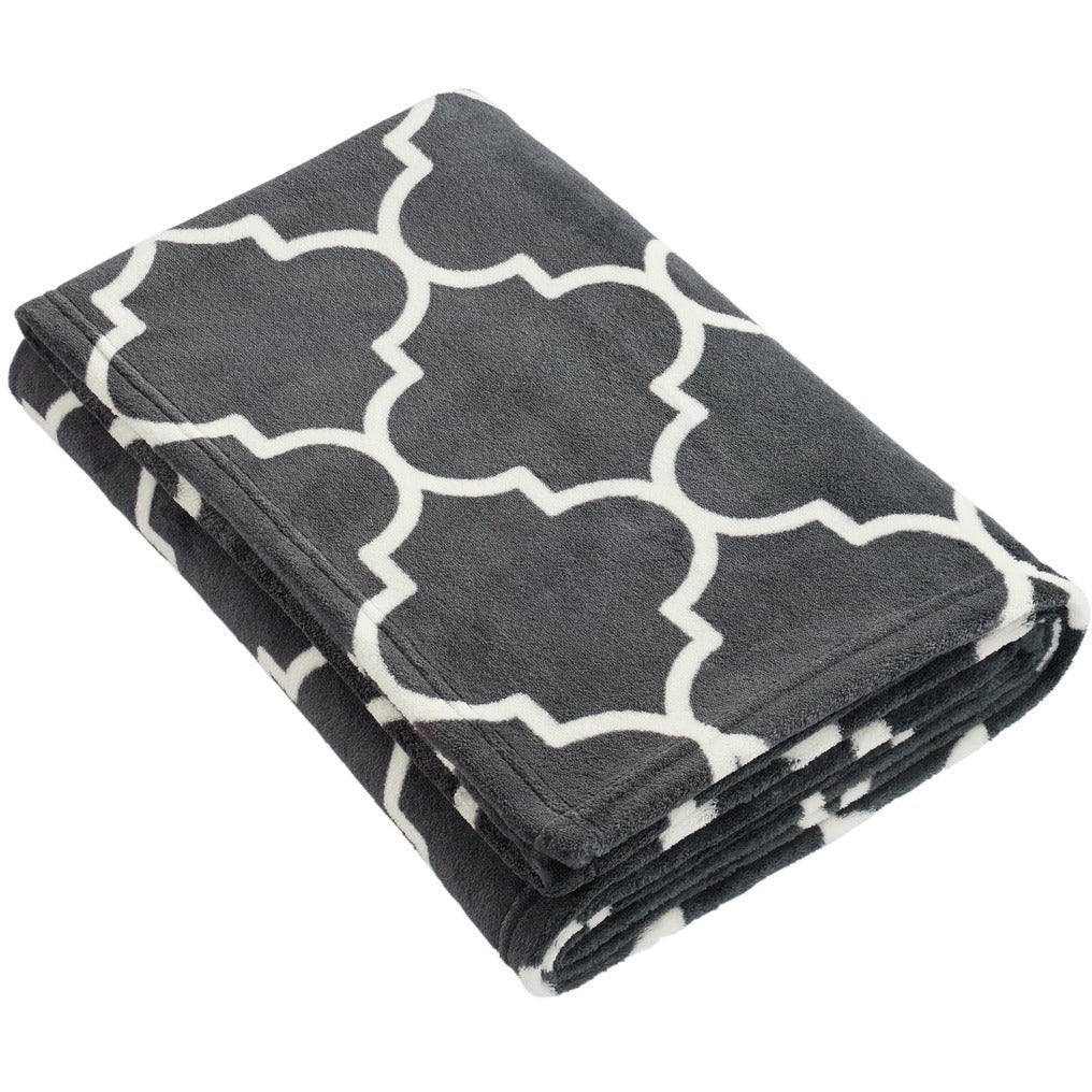 Graphite/ Quatrefoil