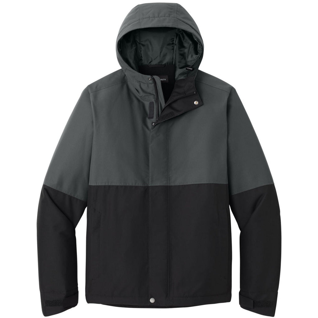 Grey Steel/ Deep Black